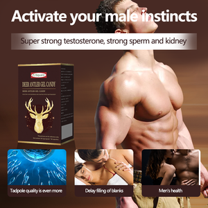 <span class=keywords><strong>Capsules</strong></span> d'extrait de velours de bois de cerf à prix d'usine supplément de bonbons gommeux pour adultes suppléments à base de plantes non recommandés pour - Product Image 3