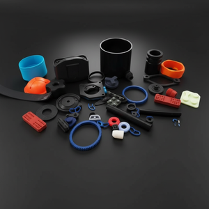 אטם גומי סיליקון תעשייתי בהתאמה אישית, אטם שטוח, טבעת אטימה, ידידותי לסביבה, חיתוך בהתאמה אישית, שחור - Product Image 1