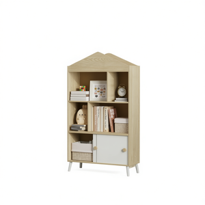 Children's MDF <b>Toy</b> And Bookshelf Cabinet 3 <b>Shelves</b> Multifunction Scandinavian Kids' Furniture - Product Image 1