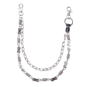 Chaîne de taille à double couche en alliage de zinc, style hip-hop, pour hommes et femmes, usage quotidien - Product Image 5