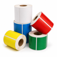 Papier autocollant transparent de qualité supérieure pour mini-imprimante thermique, fabricant d'autocollants, autocollant code QR, papier de transfert pour autocollants, rouleau d'étiquettes plates