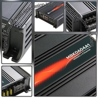 Amplificateur de voiture mono bloc classe D 2000W RMS avec SNR 91-100dB haute efficacité