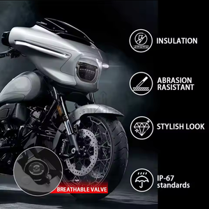 Ensemble de phares de <span class=keywords><strong>moto</strong></span> marqués E Phare LED DRL à faisceau haut/bas pour <span class=keywords><strong>Harley</strong></span> Touring Street Glide FLHX FLHXI FLHXSE FLHXU - Product Image 4