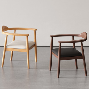 Fauteuil moderne en bois massif - Mobilier personnalisable pour hôtels et maisons, idéal pour <span class=keywords><strong>salle</strong></span> à manger, salon et bureau - Product Image 3