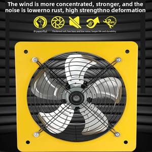 औद्योगिक और घरेलू खिड़की के निकास प्रशंसक एल्यूमीनियम मिश्र धातु ब्लेड के साथ किराए के उपयोग के लिए शक्तिशाली रसोई रेंज हुड - Product Image 2