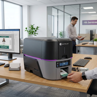 Impresora de Tarjetas de Identificación de Alta Resolución Entrust Sigma DS3 600DPI, Impresión de Tarjetas de PVC de Una o Dos Caras, Lista para la Nube, Habilitada para Móviles, Segura