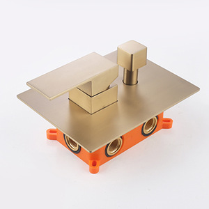 A scomparsa a Parete Doccia <span class=keywords><strong>Rubinetto</strong></span> <span class=keywords><strong>Miscelatore</strong></span> Spazzolato oro Doccia <span class=keywords><strong>Rubinetto</strong></span> set <span class=keywords><strong>con</strong></span> Doccia A Mano - Product Image 4