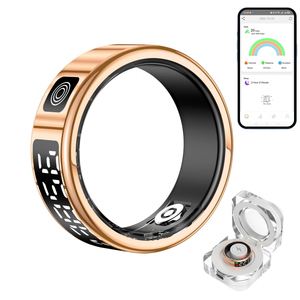 OEM Factory Steel Smart <b>Ring</b> Remote Control <b>Camera</b> Magnetic Charging Fitness Activity Health Tracker Blood Pressure Monitoring - Product Image 1