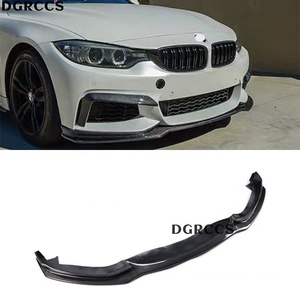 For 4 Series F32 F33 F36 2013-2020 Sports CC Style Carbon Fiber Front Lip Bumper Shovel Accessory Kit with Easy Installation - Product Image 1