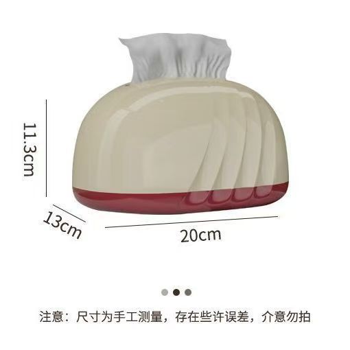 ดีไซน์เปลือกหอย [สีแอปริคอทนมพร้อมฐานสีแดง]