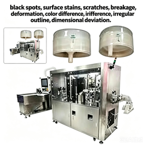 Machine d'inspection de bouteilles avec caméra multi-CCD pour détection de points noirs, rayures, déformations et différences de couleur, capacité maximale de 900 pièces minimum - Product Image 1
