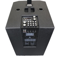 Altavoz de Columna Activo Profesional de 600W, Sistema de Sonido de Alta Fidelidad con Micrófonos Inalámbricos para Iglesias y Conferencias