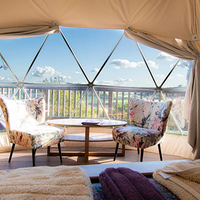 Oferta Especial: Domo Geodésico para Glamping, Casa Iglú para Exteriores con Baño para Hostelería