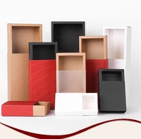 Vente en gros emballage de boîte de puzzle de tiroir en papier kraft personnalisé 350g/petites boîtes d'alimentation mobile pour l'emballage
