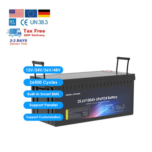 Delong <b>24V</b> Refrigerator Truck <b>Batteries</b> Deep Cycle LFP 25.6V 100Ah <b>Battery</b> 6000 Cycles LFP12300 <b>24v</b> <b>Battery</b> - Product Image 1