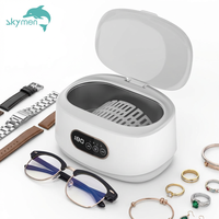 Skymen in Stock Huishoudelijke Brilreiniger Ultrasone Reiniger 660ml Digitale Make-up Kwast Ultrasone Reiniger voor Horloge Sieraden