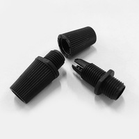 Pince de serrage de câble vintage en plastique pour support de lampe