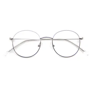 Wholesale Spectacles Frame Optical Titanium Rimless Eyeglasses Stainless Steel Metal Blue Light Blocking Glasses Unisex 5pcs