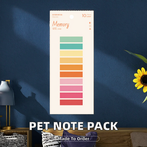 Blocco note per messaggi per animali domestici all'ingrosso 200 note di indice sfuse Color caramella pezzi/pacco sognerò di aspettarti righello indice serie - Product Image 3