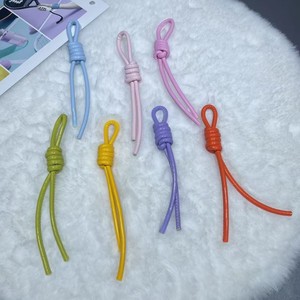 Correas de Teléfono con Cuerdas Anudadas de Cuero Artificial Coloridas, Accesorios de Joyería DIY, Suministros para Manualidades Hechas a Mano - Product Image 1