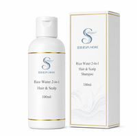 Pertumbuhan Rambut Herbal Memperkuat Akar Rambut Pengontrol Minyak Anti Ketombe Pembersih Kulit Kepala Air Beras Melembabkan Menutrisi 2-in-1