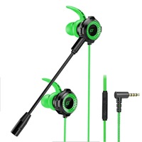 Cuffie Gaming Cablate G9 HIFI con Bassi Profondi, In-Ear 3.5mm con Controlli e Microfono, Materiale in Silicone