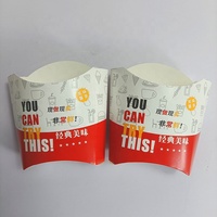 Boîte à frites, hot-dogs, hamburgers, poulet frit, boîte à burger en papier kraft recyclable de qualité alimentaire avec laminage mat personnalisé