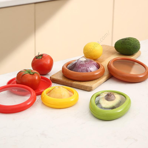 Contenedor de Almacenamiento de Alimentos con Tapa, Color Rojo Tomate, para Mantener la Fruta Fresca, Modelo Syh450, Venta al Por Mayor - Product Image 1