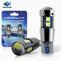 Automobile 3030 SMD — ampoules led, haute qualité, 2 pièces, éclairage de voiture avec bus de données can, 12v/24v, 194 w5w t10,