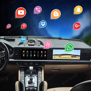 Cho Cayenne 958 2010 2017 Nâng Cấp Để 2024 12.3 "Màn Hình Kép Màn Hình Đa Phương Tiện Android 13 2400 Độ Phân Giải Với Carplay Xe Đài Phát Thanh - Product Image 1