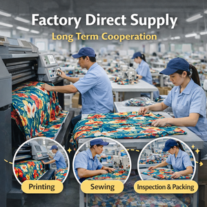 ビーチシャツ男性用,カリダッド夏スリムフィット花柄シャツグラフィックポリエステルカスタムハワイアンシャツ - Product Image 5