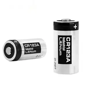 CR系列CR123A 3V 1400毫安时圆柱形锂电池，用于相机和手电筒