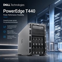 Servidor en Torre Dell PowerEdge T440 de Alto Rendimiento con Xeon Scalable de 2.ª Generación para Virtualización en Oficinas Pequeñas