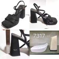 Matériaux ABS Talon haut pour femmes Fabrication de chaussures Talons en plastique ABS