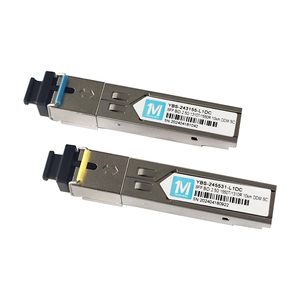Module SFP émetteur-récepteur WDM compatible Cisco SFP BiDi 2.5GBase (1310nm/1550nm, SMF, 10km, SC, DDM) - Product Image 1