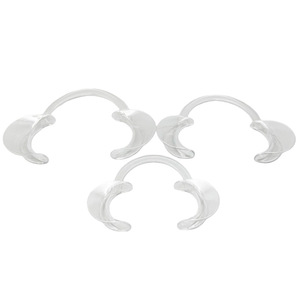 Apribocca Manuale a Forma di C in Plastica per Sbiancamento Dentale, Retrattore Guance per Uso Odontoiatrico - Product Image 1