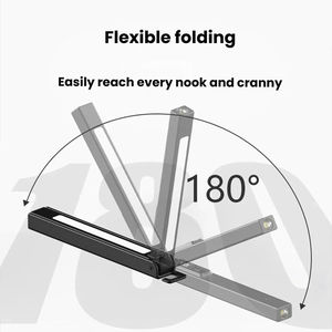 Nouvelle lampe de travail pliable à trois sources lumineuses, à aspiration magnétique, rechargeable par USB, avec règle d'écran <span class=keywords><strong>LED</strong></span>, étanche, pour travaux transfrontaliers - Product Image 6