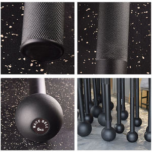 Dinuo New Upgraded Indian Clubs Clubbell Strength Training Round Head Hammer Steel Power Coated <strong>Mace</strong> <strong>Ball</strong> - Product Image 5