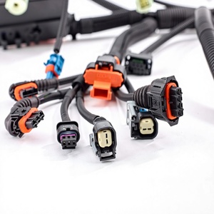 Harness Kabel Otomotif Kustom Bersertifikasi UL/CE/VDE, Perakitan Kabel Tahan Air dengan Konektor Tertutup untuk Sistem Mesin Mobil - Product Image 1