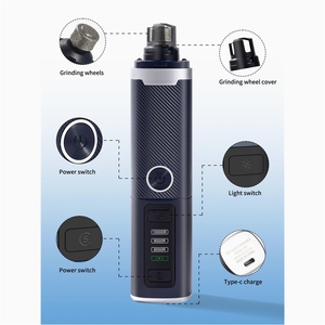 Fresa per Unghie con Testa Diamantata 2025 con Protezione da Surriscaldamento Certificata CE in ABS Portatile per Animali Domestici Cani e Gatti - Product Image 3