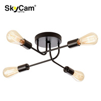 SkyCam OEM/ODM irrégulier Simple moderne salon monté en Surface plafonnier Art en fer