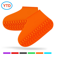 Couvre-chaussures en silicone antidérapant réutilisable de couleur personnalisée, imperméable, bottes de pluie pour l'automne et toutes les saisons, utilisation unisexe