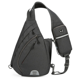 Bolso Bandolera Deportivo de Poliéster Transpirable e Impermeable para Exteriores, Bolso Bandolera Unisex Portátil con Logotipo Personalizado - Product Image 4