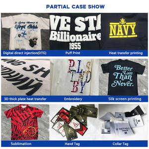 Fournisseurs de t-shirts, t-shirt uni surdimensionné, poids lourd, logo personnalisé en mousse 3D, impression en relief pour hommes, t-shirt <span class=keywords><strong>boss</strong></span>, t-shirt délavé à l'acide - Product Image 4