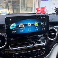 Écran de contrôle central de 12,3 pouces pour Mercedes Classe V, affichage panoramique à 360°, carte SD, amélioration de l'intérieur de la voiture