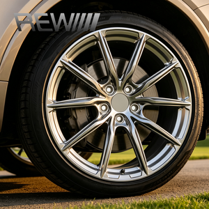 Rines Negros de 19-22 Pulgadas 5x112, Diseño Cóncavo Profundo con Triple Llanta, Rines Dinámicos Equilibrados para Conducción Estable de Larga Distancia - Product Image 4