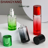 Nouveaux flacons de parfum Shangyang en verre coloré, atomiseur vide 20ml 30ml, flacon pulvérisateur en verre avec bouchon à vis