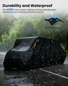 Housse UTV ILM imperméable, coupe-vent, protection toutes saisons, compatible avec Can Am Polaris <span class=keywords><strong>Kawasaki</strong></span> Textron 4-6 places, modèle MC04 - Product Image 3