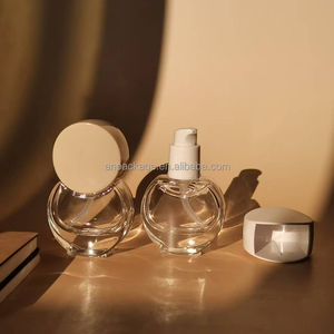 2025 thiết kế mới thời trang vòng 30ml sang trọng sáng tạo chai nước hoa không thường xuyên chai lotion tùy chỉnh Chai Thủy Tinh Độc Đáo gói - Product Image 5