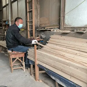 Jingyue Tong HY-AC106 High Quality Matte Finish Funerals Supplies Coffin/Casket Made Of Solid Paulownia Wood Wholesale